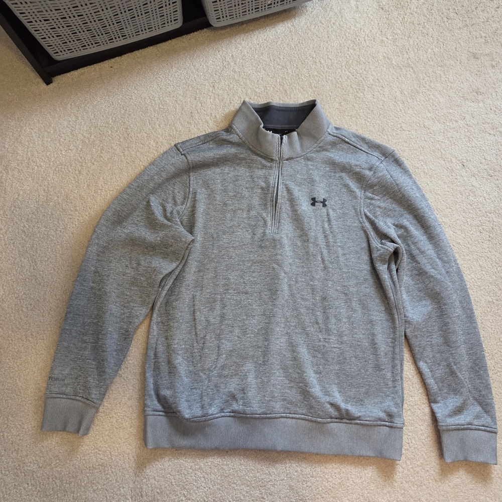 Under Armour Women's Gray Quarter-Zip Sweater